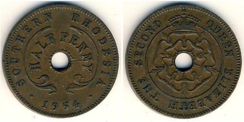 1/2 Penny Southern Rhodesia (1923-1980) Bronze Elizabeth II (1926-2022)