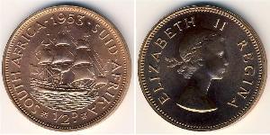 1/2 Penny Südafrika (1910 - ) Bronze Elizabeth II (1926-2022)