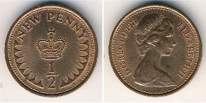 1/2 Penny United Kingdom (1922-) Bronze Elizabeth II (1926-2022)