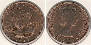1/2 Penny United Kingdom (1922-) Bronze Elizabeth II (1926-2022)
