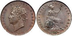 1/2 Penny United Kingdom of Great Britain and Ireland (1801-1922) Bronze George IV (1762-1830)