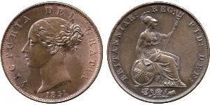 1/2 Penny United Kingdom of Great Britain and Ireland (1801-1922) Bronze Victoria (1819 - 1901)