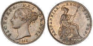 1/2 Penny United Kingdom of Great Britain and Ireland (1801-1922) Bronze Victoria (1819 - 1901)