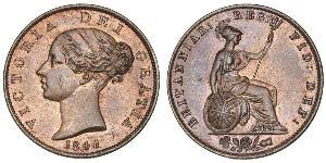 1/2 Penny United Kingdom of Great Britain and Ireland (1801-1922) Bronze Victoria (1819 - 1901)