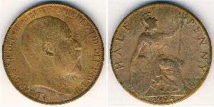1/2 Penny United Kingdom of Great Britain and Ireland (1801-1922) Bronze Edward VII (1841-1910)