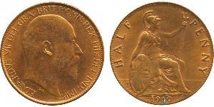 1/2 Penny United Kingdom of Great Britain and Ireland (1801-1922) Bronze Edward VII (1841-1910)