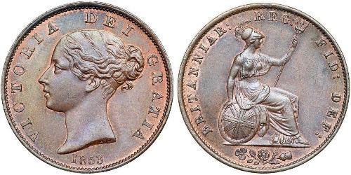 1/2 Penny United Kingdom of Great Britain and Ireland (1801-1922) Bronze Victoria (1819 - 1901)