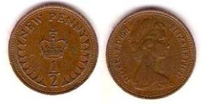 1/2 Penny Vereinigtes Königreich (1922-) Bronze Elizabeth II (1926-2022)