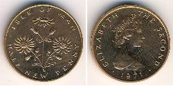 1/2 Penny Île de Man Bronze Elizabeth II (1926-2022)