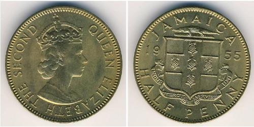 1/2 Penny Giamaica (1962 - ) Bronzo 