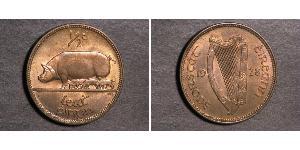 1/2 Penny Irlanda (1922 - ) Bronzo 