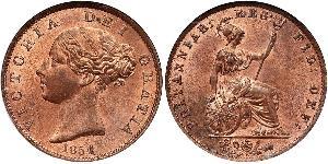 1/2 Penny Regno Unito di Gran Bretagna e Irlanda (1801-1922) Bronzo Vittoria (1819 - 1901)