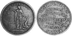 1/2 Penny Australia (1788 - 1939) Cobre 