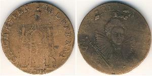 1/2 Penny Reino Unido Cobre 