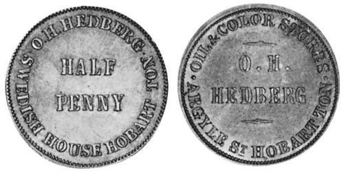 1/2 Penny Australia (1788 - 1939) Copper 