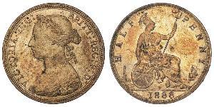 1/2 Penny United Kingdom Copper Victoria (1819 - 1901)