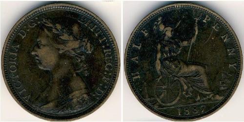 1/2 Penny United Kingdom Copper 