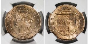 1/2 Penny Jamaica (1962 - ) Copper/Nickel Victoria (1819 - 1901)