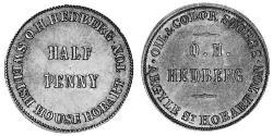 1/2 Penny Ôstralie (1788 - 1939) Cuivre 