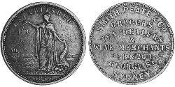 1/2 Penny Ôstralie (1788 - 1939) Cuivre 