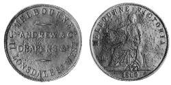 1/2 Penny Ôstralie (1788 - 1939) Cuivre 