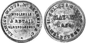 1/2 Penny Ôstralie (1788 - 1939) Cuivre 