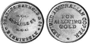 1/2 Penny Ôstralie (1788 - 1939) Cuivre 