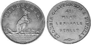1/2 Penny Ôstralie (1788 - 1939) Cuivre 