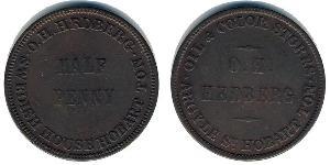 1/2 Penny Ôstralie (1788 - 1939) Cuivre 