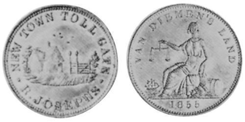 1/2 Penny Ôstralie (1788 - 1939) Cuivre 
