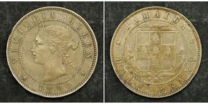 1/2 Penny Jamayica (1962 - ) Cuivre/Nickel Victoria (1819 - 1901)