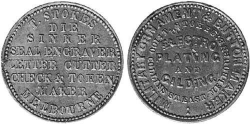 1/2 Penny Australien (1788 - 1939) Kupfer 