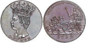 1/2 Penny Barbados Kupfer 