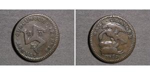 1/2 Penny Isle of Man Kupfer 