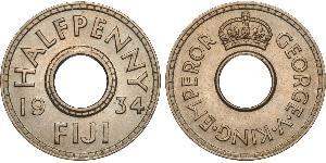 1/2 Penny Fiji (1970 - ) Kupfer/Nickel George V (1865-1936)