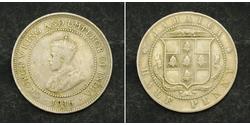 1/2 Penny Imperio británico (1497 - 1949) / Jamaica (1962 - ) Níquel/Cobre Jorge V (1865-1936)