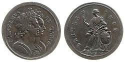 1/2 Penny Regno d