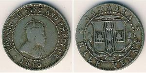 1/2 Penny Giamaica (1962 - ) Rame/Nichel 