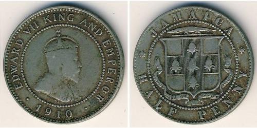 1/2 Penny Giamaica (1962 - ) Rame/Nichel 