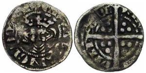 1/2 Penny Königreich England (927-1649,1660-1707) Silber Eduard I (1239 - 1307)