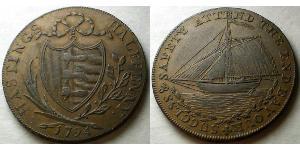 1/2 Penny Regno Unito   