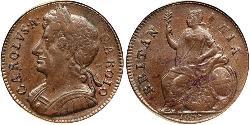 1/2 Penny Regno d