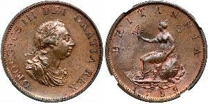 1/2 Penny United Kingdom of Great Britain and Ireland (1801-1922)  George III (1738-1820)