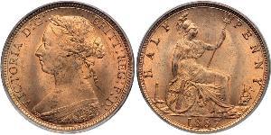 1/2 Penny United Kingdom of Great Britain and Ireland (1801-1922)  Victoria (1819 - 1901)
