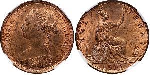 1/2 Penny United Kingdom of Great Britain and Ireland (1801-1922)  Victoria (1819 - 1901)