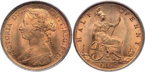 1/2 Penny United Kingdom of Great Britain and Ireland (1801-1922)  Victoria (1819 - 1901)
