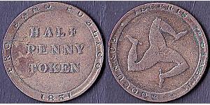1/2 Penny 曼島  