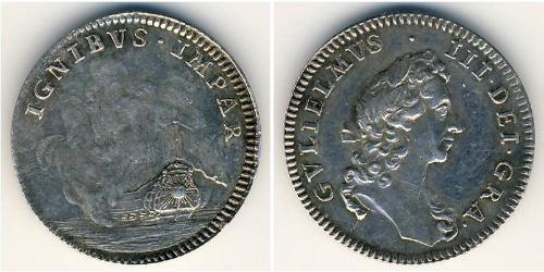 1/2 Penny 英国 銀 