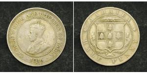 1/2 Penny 大英帝国 / 牙买加 銅/镍 乔治五世  (1865-1936)