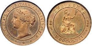 1/2 Penny 大不列颠及爱尔兰联合王国 (1801 - 1922) 青铜 维多利亚 (英国君主)